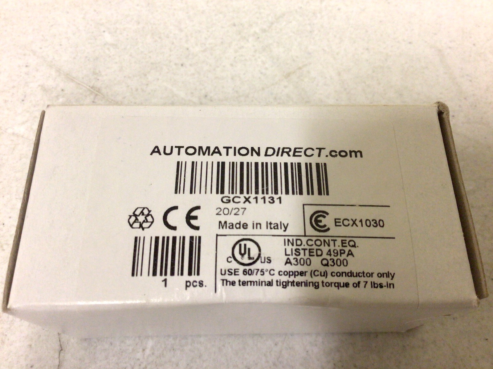 NEW, AUTOMATION DIRECT GCX1131 EMERGENCY STOP RED PUSH BUTTOM, FREE SHIPPING