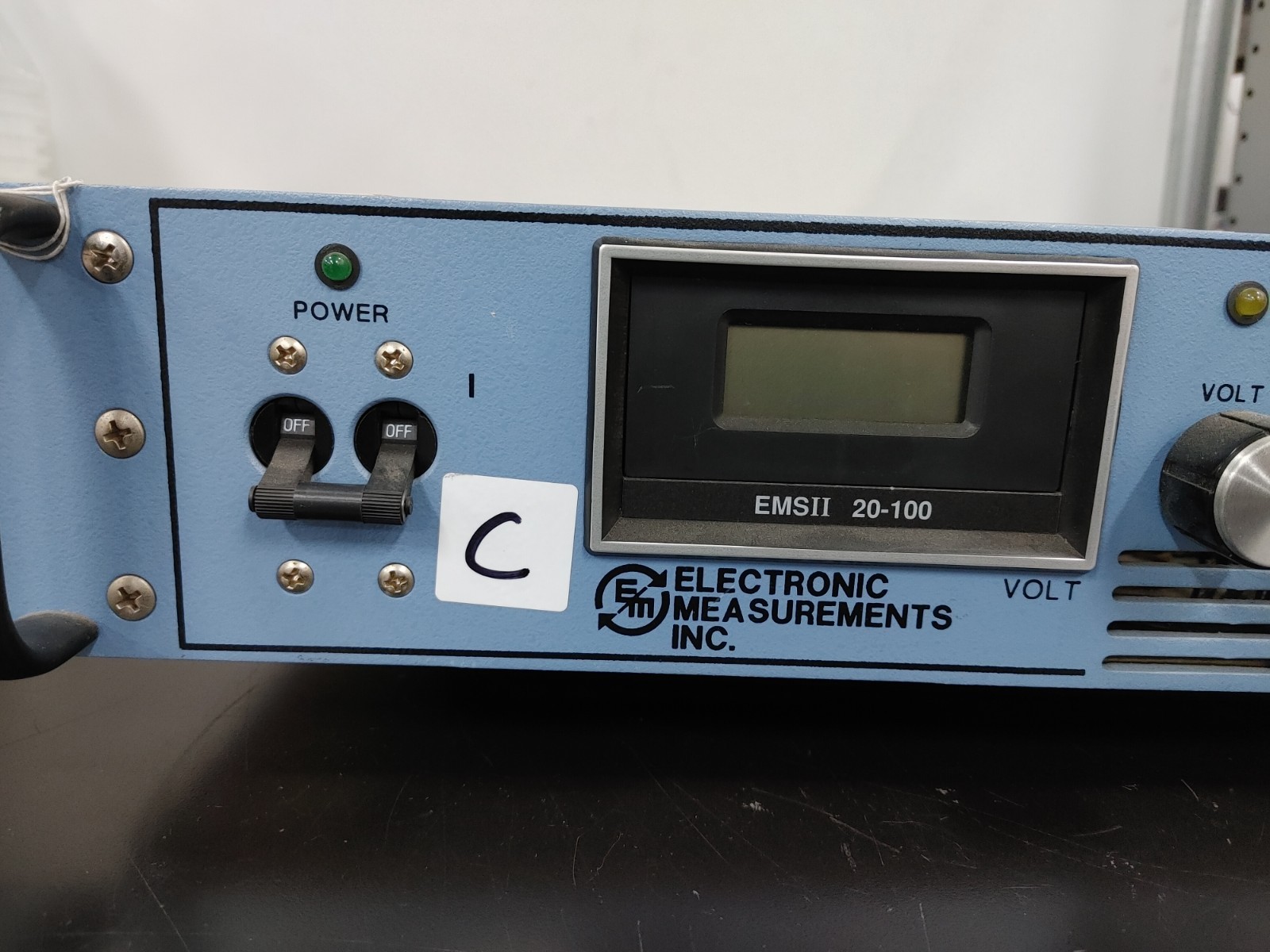 ELECTRONIC MEASUREMENTS EMSⅡ 20-100-5-D-1383A PN 00485622 EMS Ⅱ Power Supply