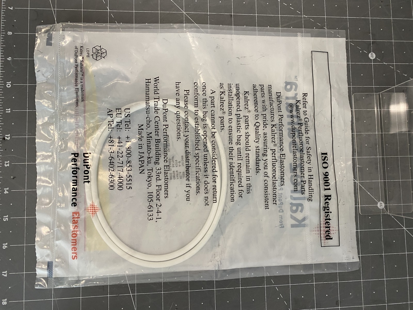 Kalrez K#379 O-Ring 10.975×0.210in 278.77×5.33mm PN: AS568A