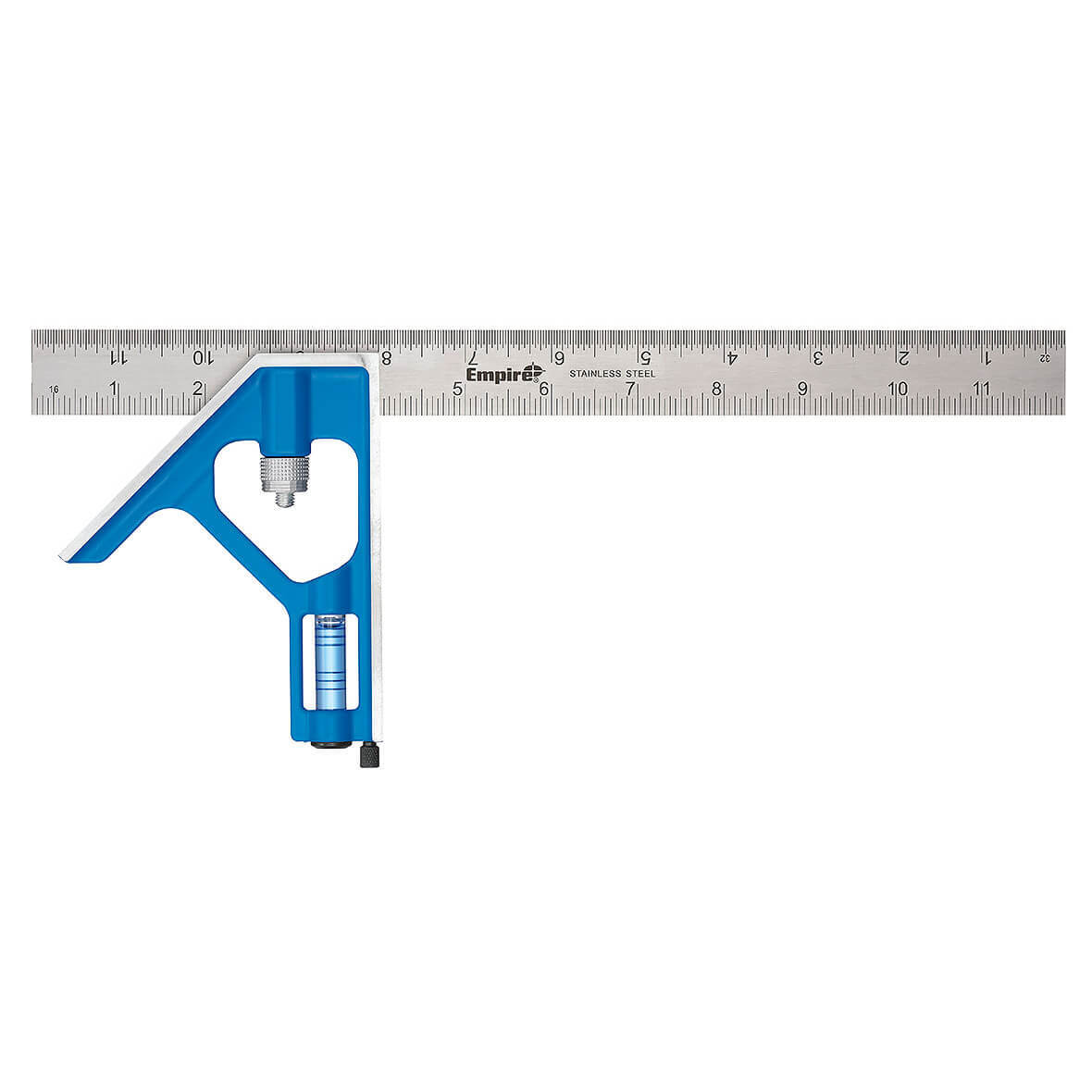 Empire E250 12-Inch Combination Square with Stainless Steel Blade and True Blue