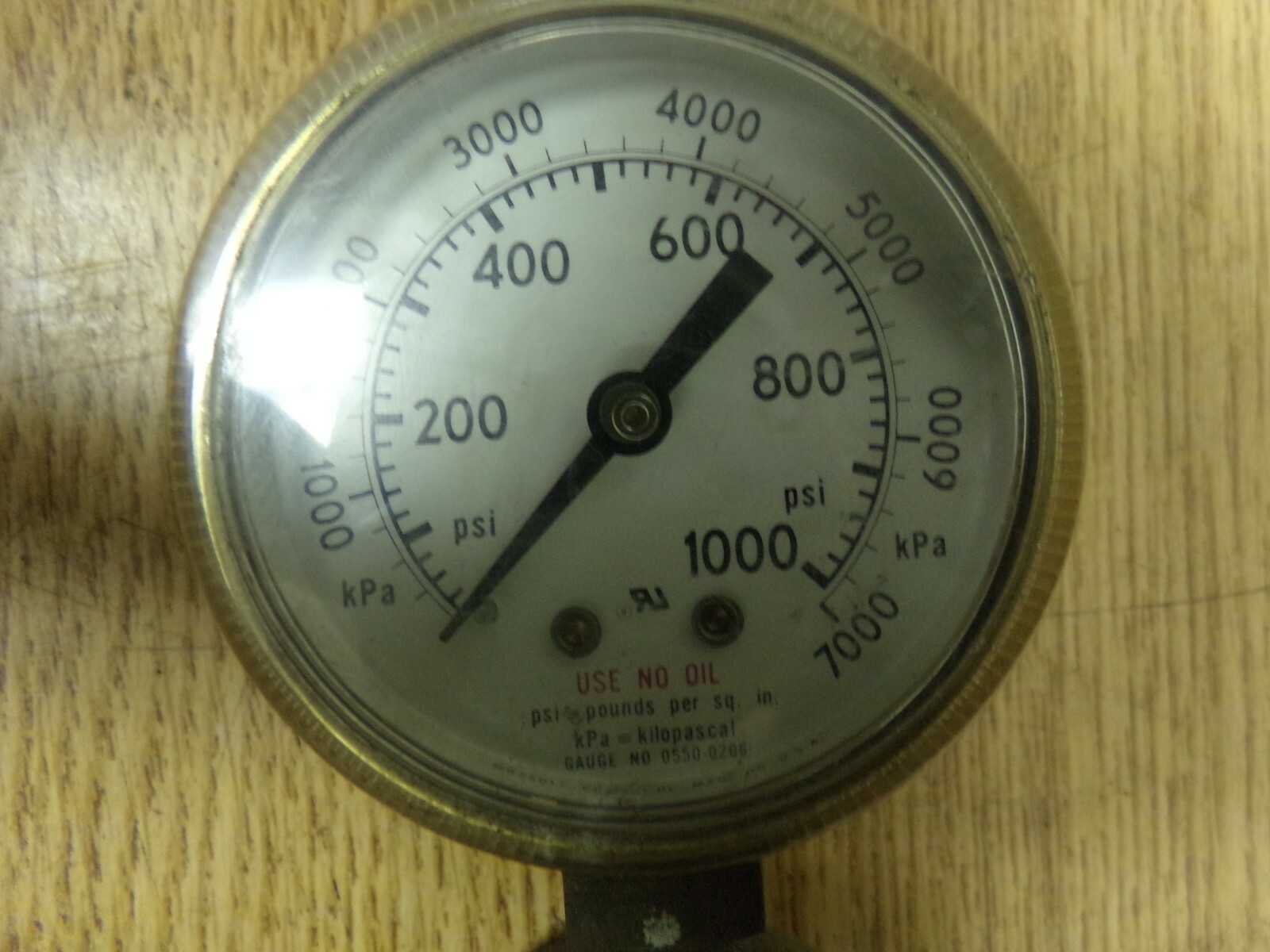 Concoa Assembly w/ gauge 0550-0206 7000 KPA 1000 PSI *FREE SHIPPING*