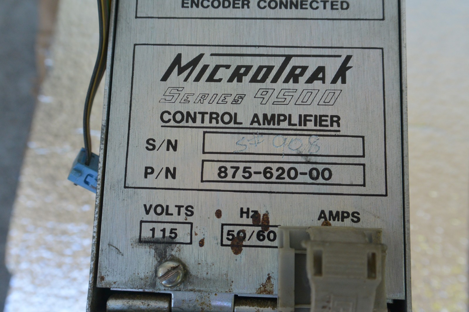WPC Microtrak Series 9500 Control Amplifier 875-620-00
