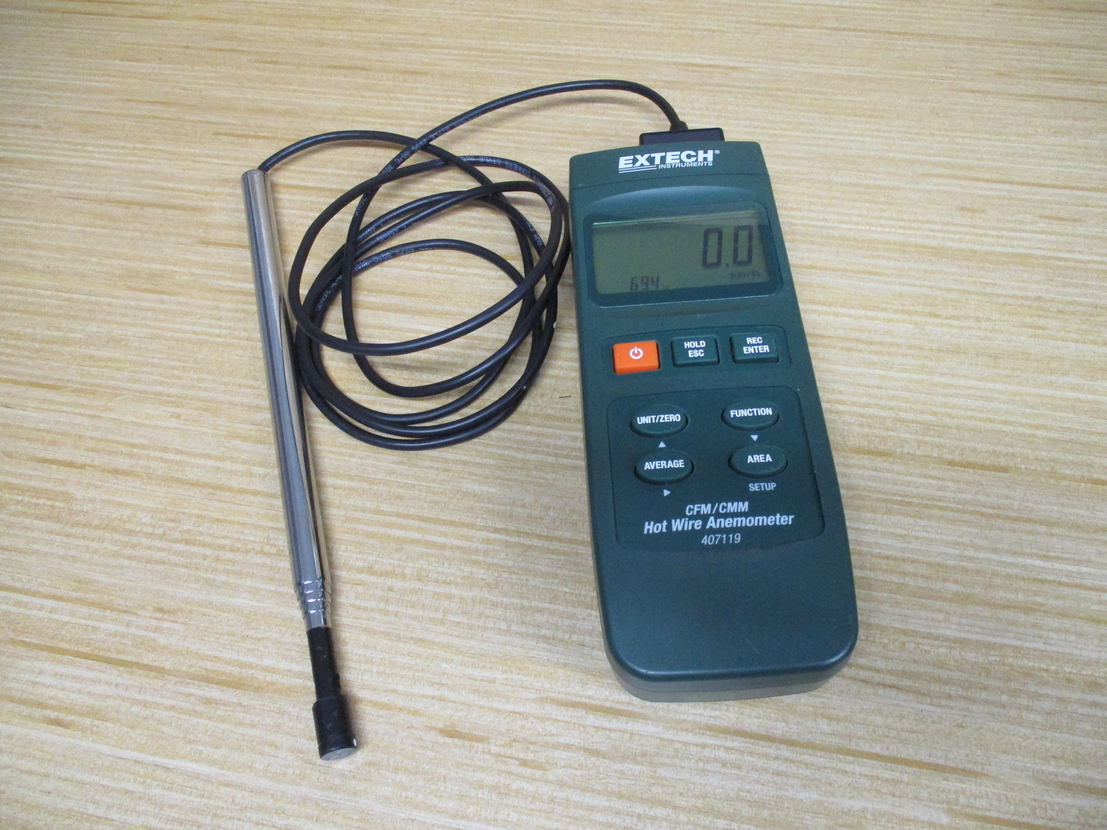 Extech 407119 CFM/CMM Hot Wire Anemometer