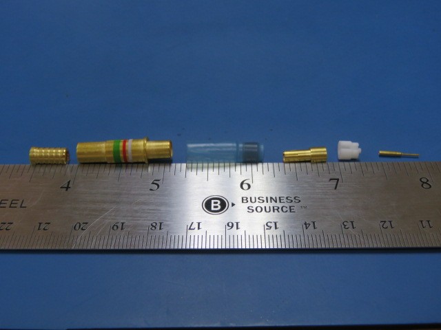 AMPHENOL T3-46T08-LD Qty of 1 per Lot Pin Contact 8-10 AWG Size 8 Crimp Gold; C