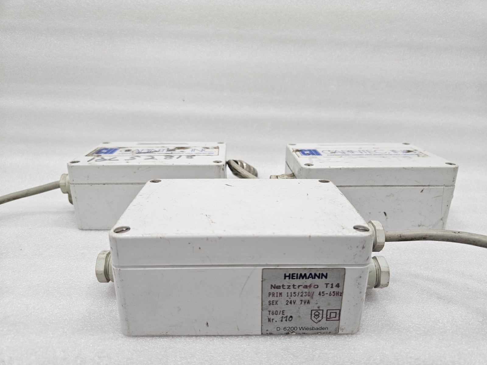 HEIMANN Optoelectronics Netztrafo T14 PPRIM 115/230V 45-65Hz SEK 24V 7VA
