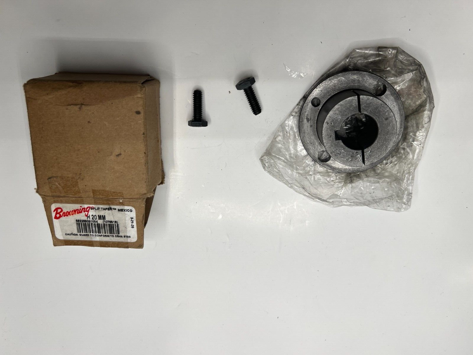 Browning Split Taper Bushing H 20 MM, Made in Mexico