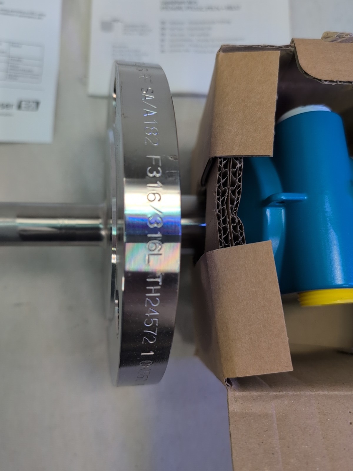 ENDRESS HAUSER LIQUIPHANT M FTL51-E0DX5/0 13.5IN, LEVEL SWITCH VIBR