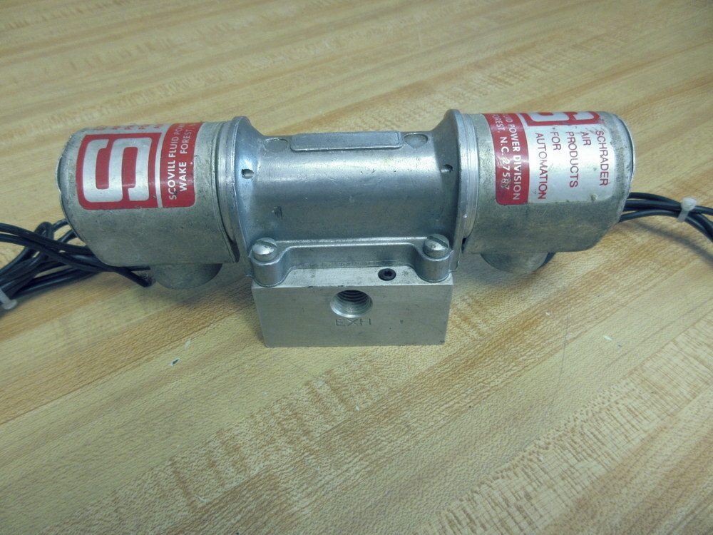 Schrader 31500-8110 Double Solenoid Valve W/Pow-Air-Pac 315008110