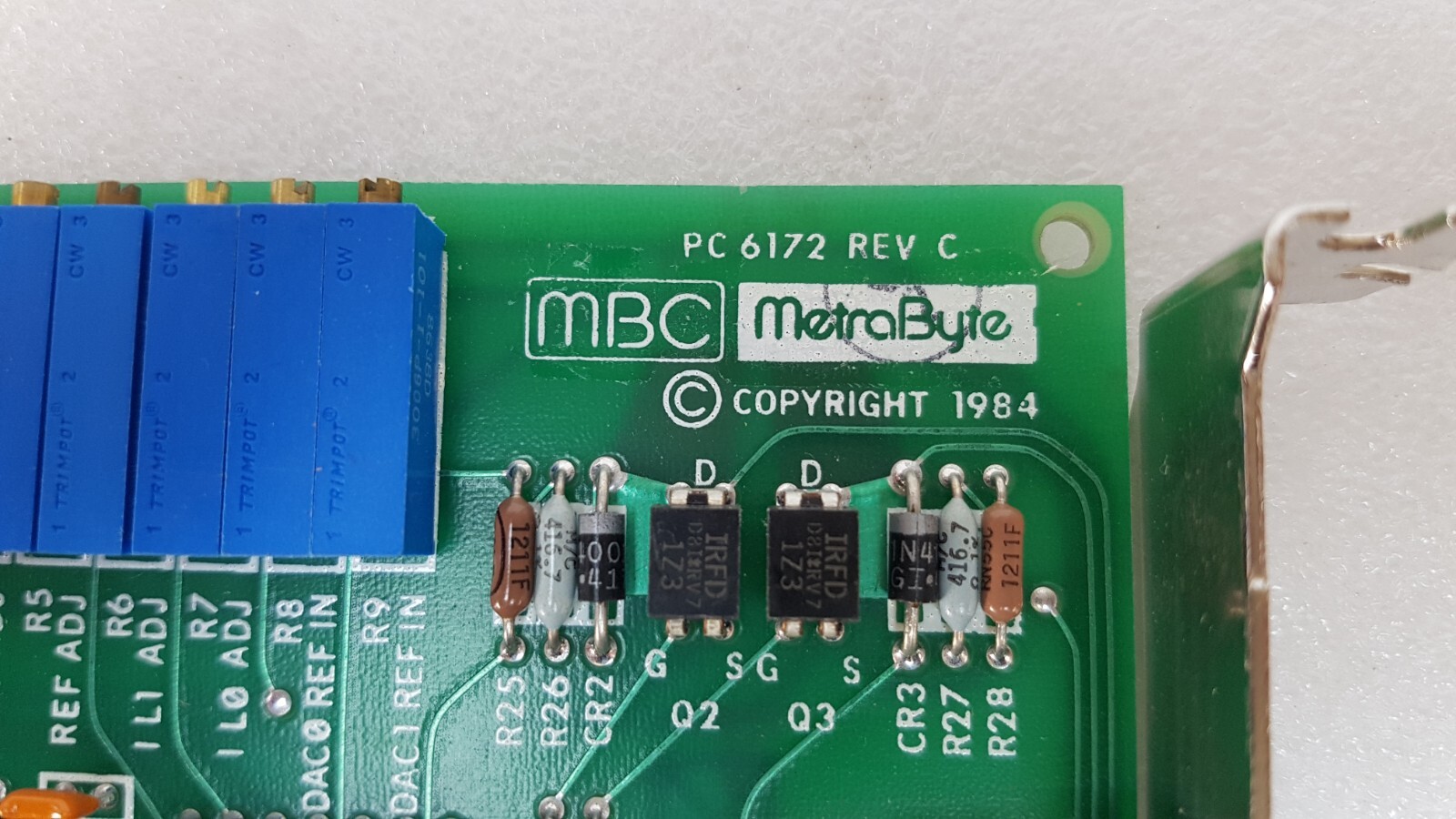 MBC MetraByte PC 6172 REV. C