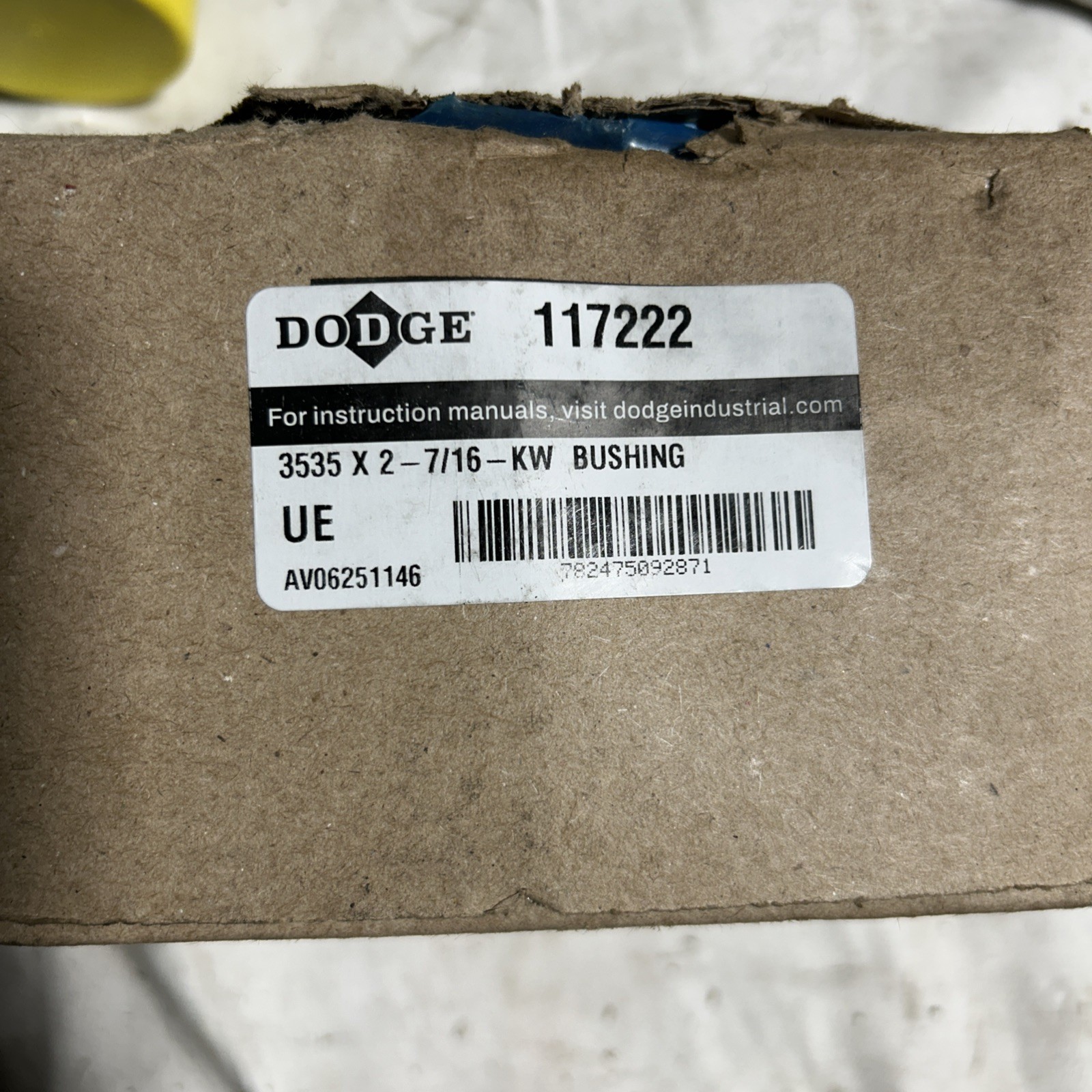 Dodge 117233 3535 X 3 -3/8-KW TAPER LOCK BUSH