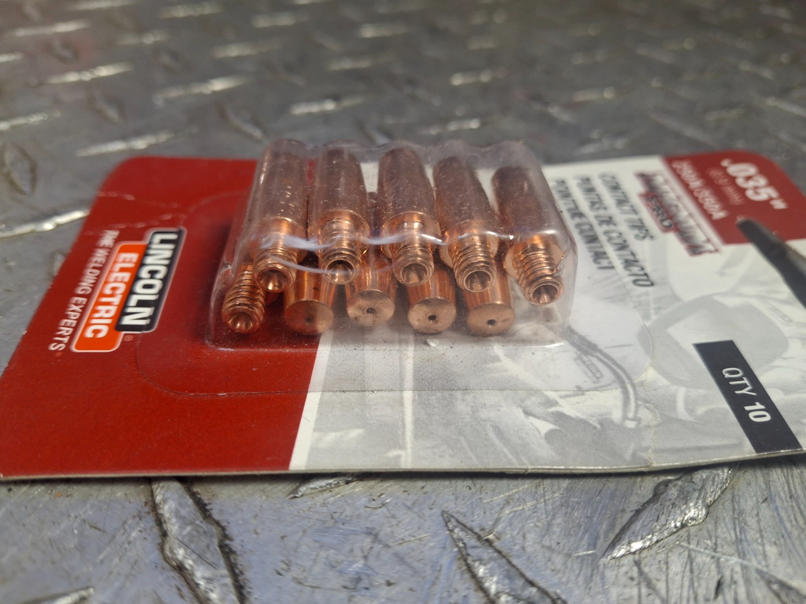 Lincoln Electric Magnum Pro Contact Tips KP2744-035 250A/350A MIG Lot of 10