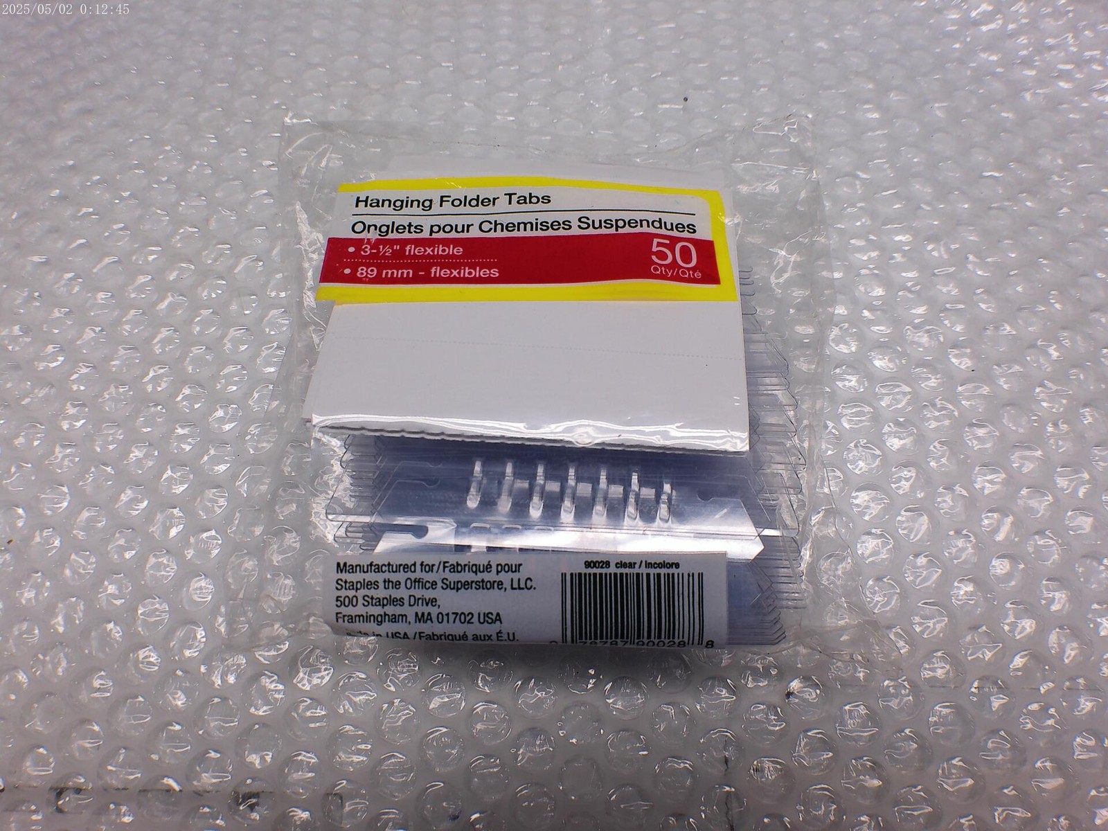 INDUSTRIAL SPARE 90028 3-1/2″ TABS PKG OF 50 NSMP