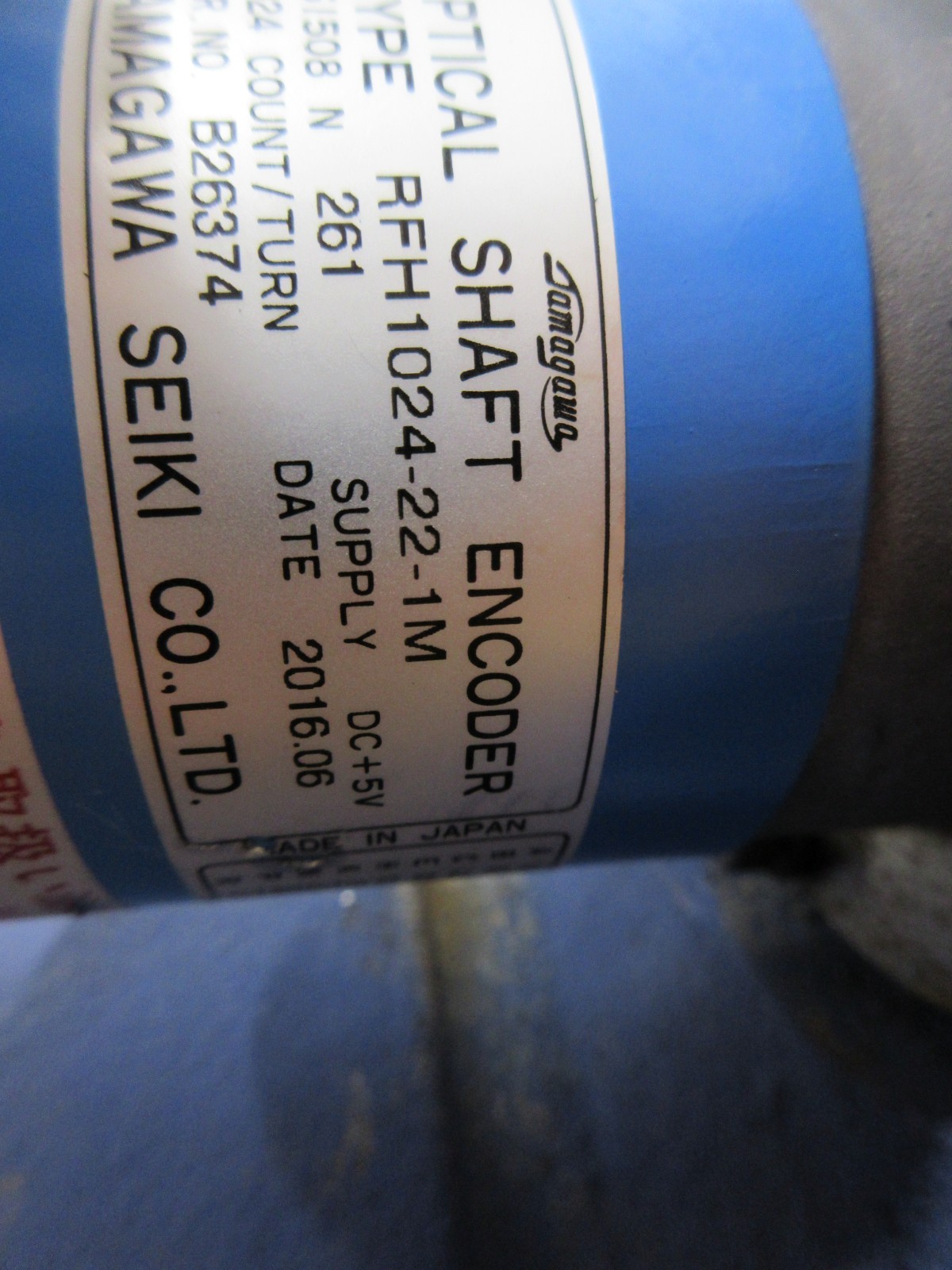 SPECIAL MORI SEIKI CL153 CNC TAMAGAWA OPTICAL SHAFT ENCODER RFH1024-22-1M TS1508
