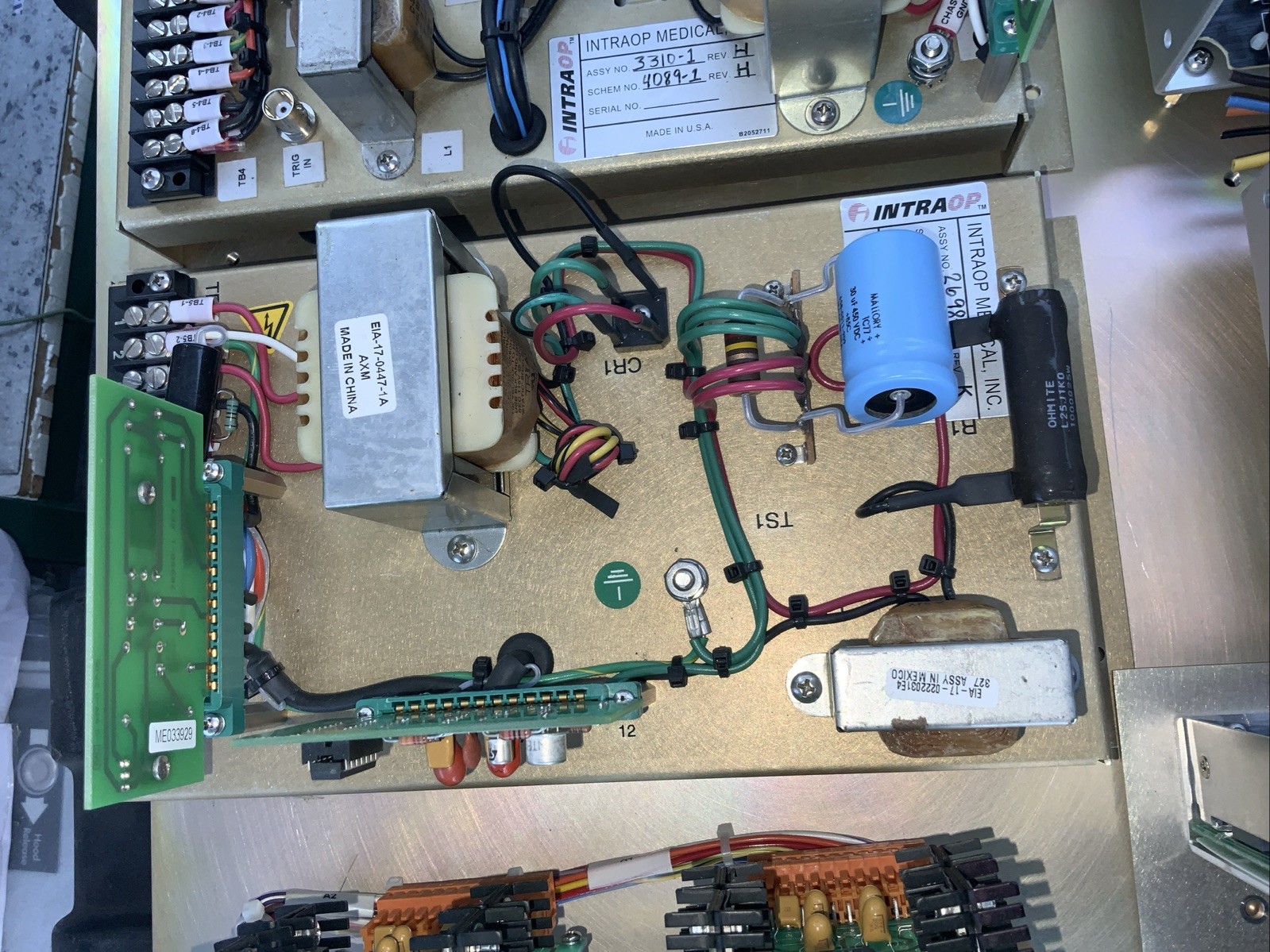 Mixed Lot INTRAOP / ACCURAY POWER SUPPLY, Untested, For Parts ONLY