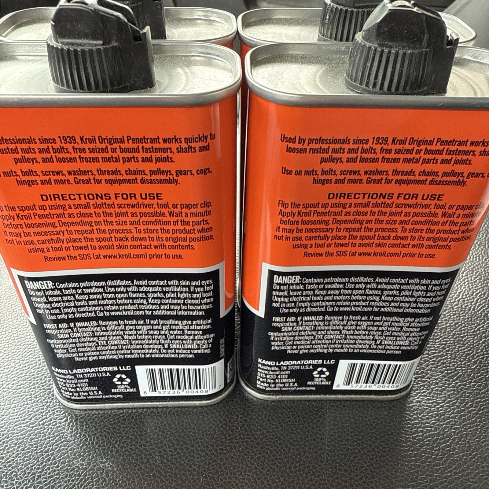 Kroil Penetrant Original 8oz Cans (32-count case of 8oz Cans)