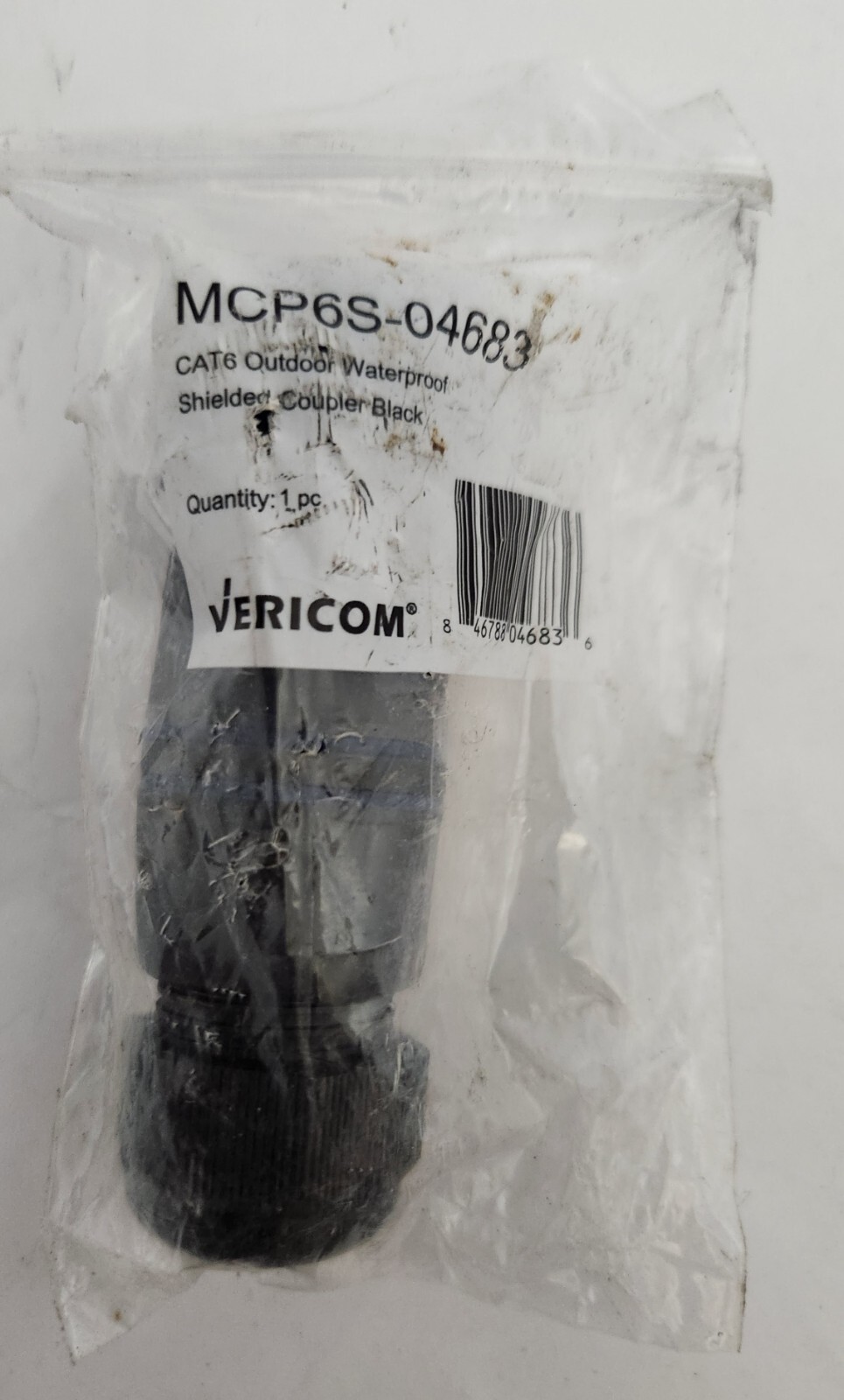 Vericom – MCP6S-04683 – CAT6 Outdoor Waterproof Shielded Coupler – Lot of 9