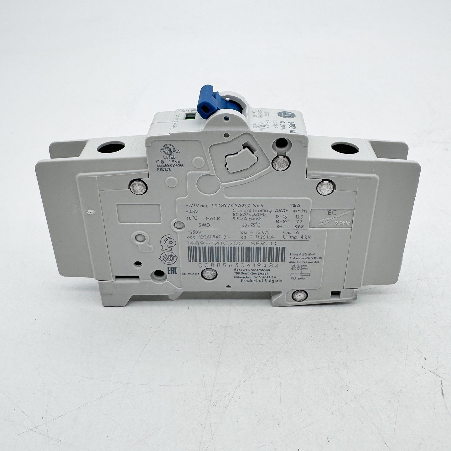 1489-M1C200 UL489 20 A Miniature Circuit Breaker New Original 1489M1C200