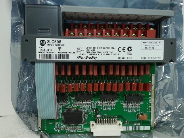 Allen Bradley 1746-IA16 /D SLC500 Input Module 85-132VAC 50/60Hz-Used