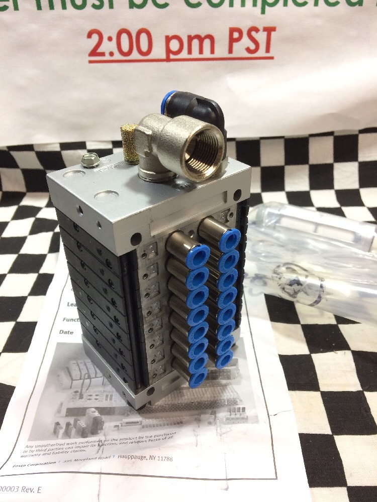 Festo Manifold valve CPV10-VI, 10P-10-8A-ETP-V-V-HNH5C+A,18200, SHIPSAMEDAY
