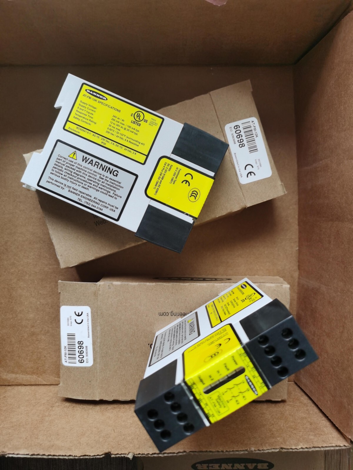 In Stock NEW Banner AT-FM-10K Safety Relay