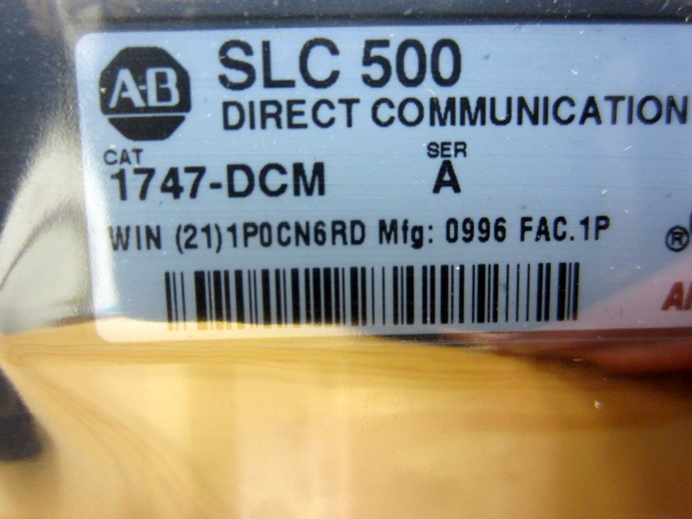 Allen Bradley 1747-DCM DCM 1747DCM Ser A Fac.1P (Pack of 3)