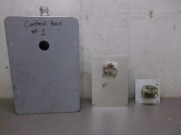 Used ATMOS-TECH Industries Control Box and 2 Cutoff Switches