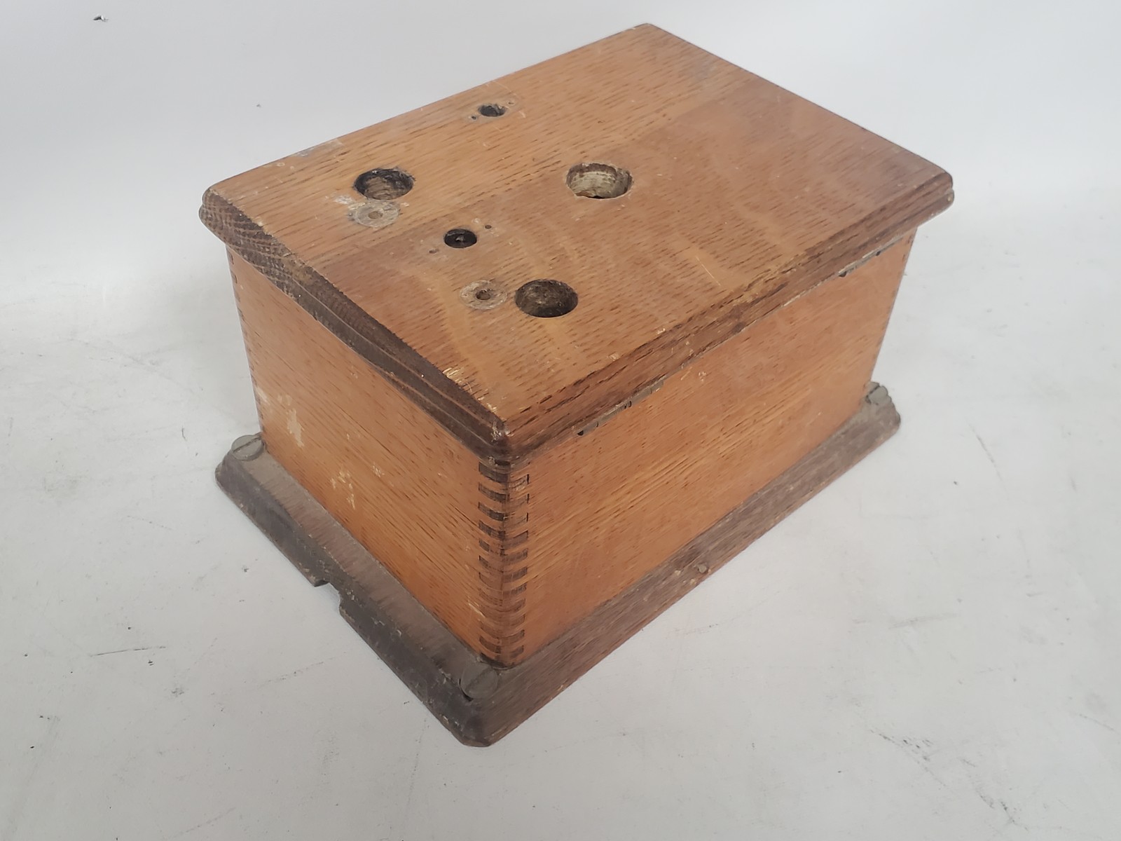 Vintage Western Electric Wooden Electrical Box HACF Halt & Catch Fire Prop