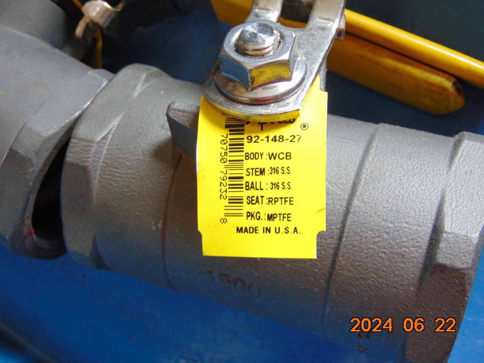 1 Apollo 2″ THREADED Carbon Steel Ball Valve 92-148-27 Unibody REDUCED PORT