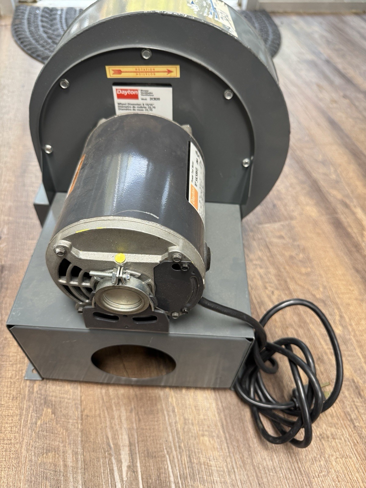 Dayton Power Tool Motor 2C820 Industrial High Pressure Blower 5K586B Motor 1/3Hp