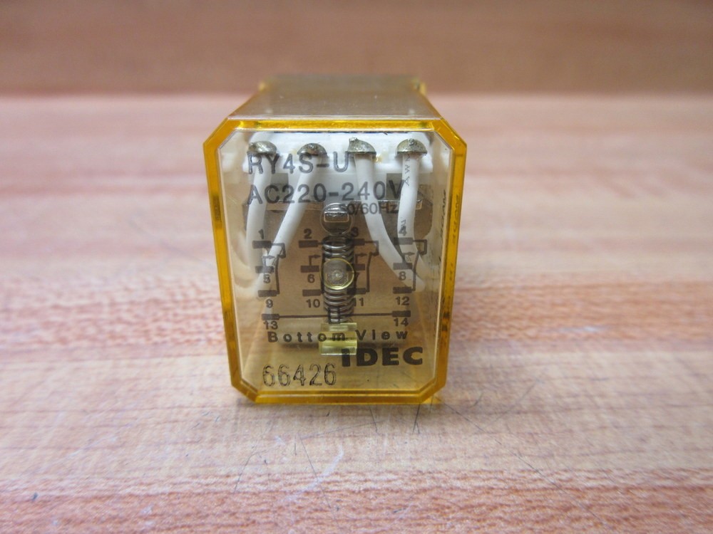 IDEC RY4S-U-220-240V AC Relay RY4S-U-AC220-240V