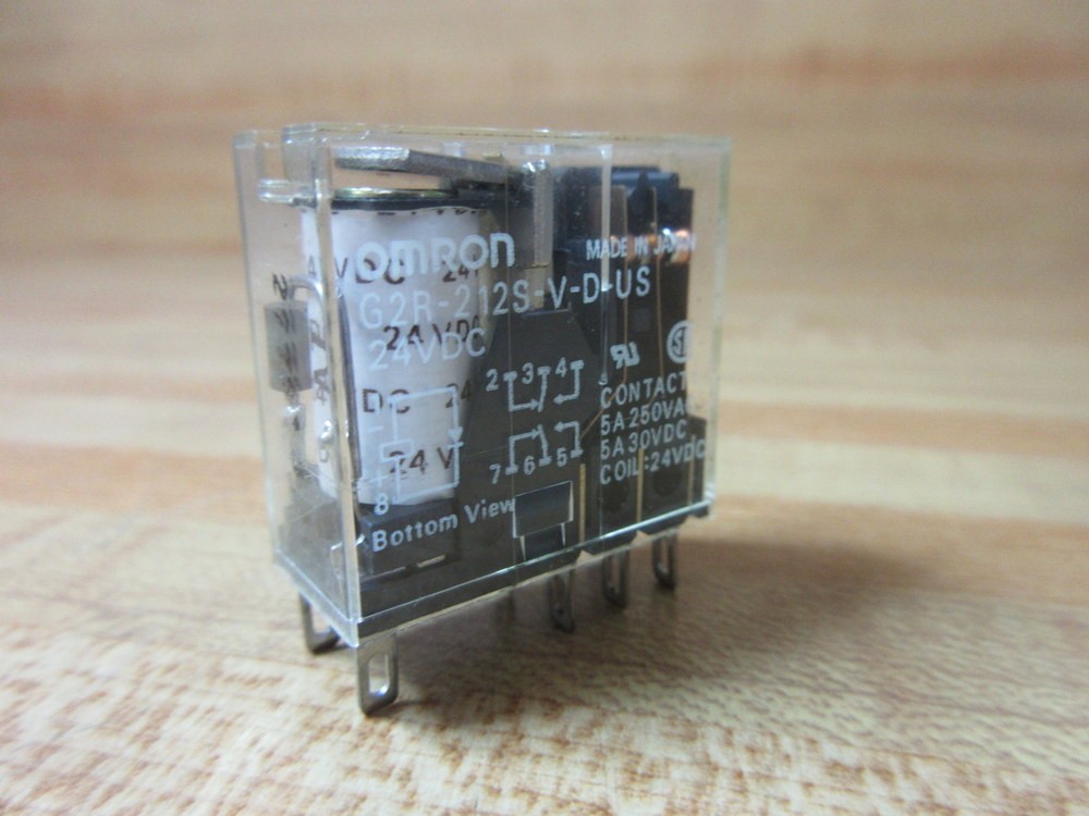 Omron G2R-212S-V-D-US-24V DC Relay G2R-212S-V-D-US-24VDC