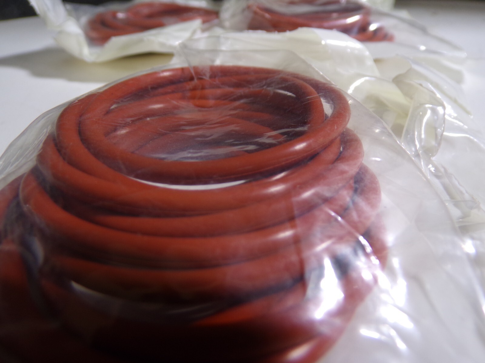 O-Ring, Durometer 1REY3 Color Red, 2 1/8 in Nominal Outside Dia. (G)