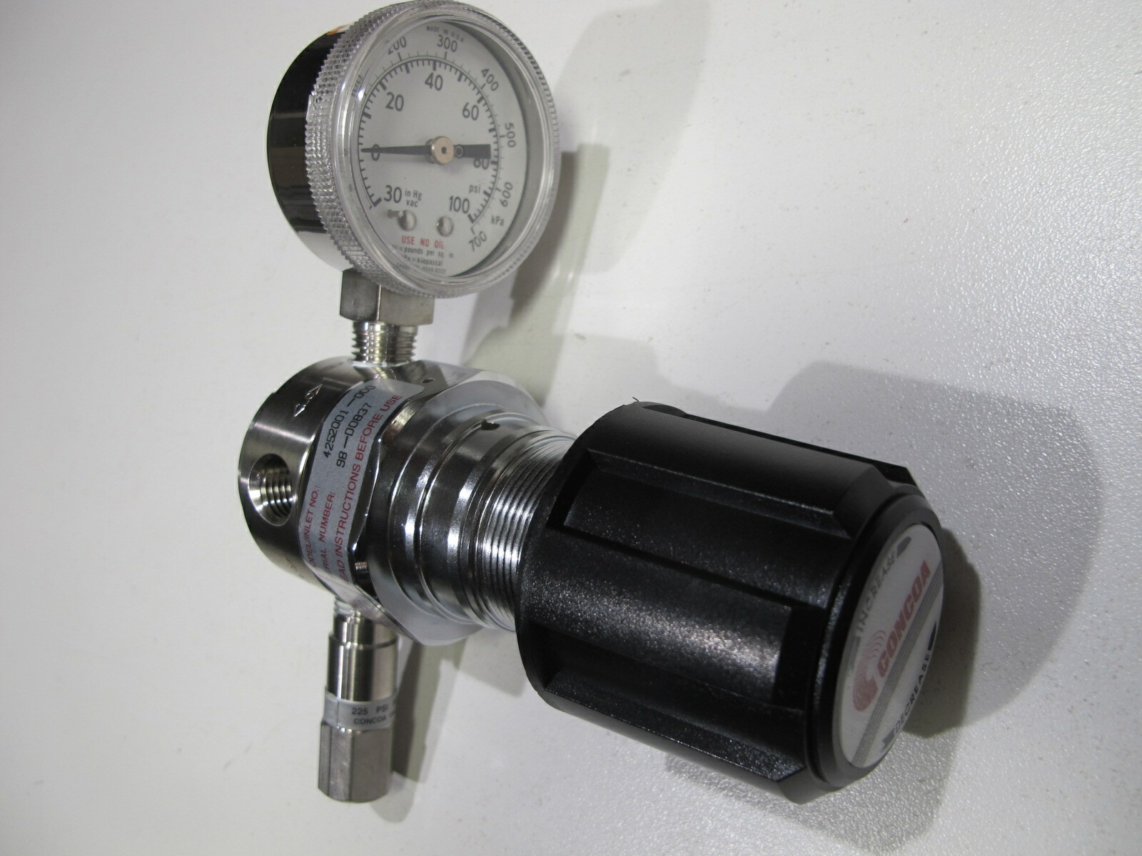 Concoa Controls Corp of America 4252001-000 Regulator Relief Valve
