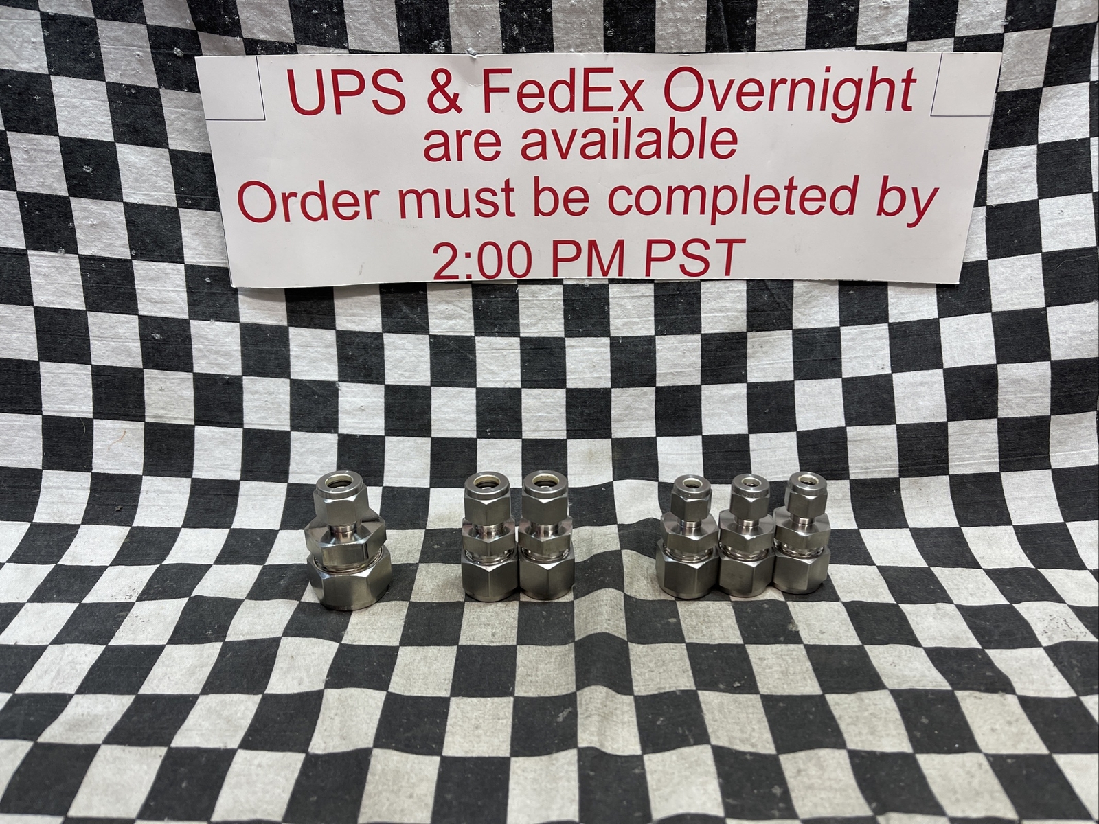 SWAGELOK REDUCER UNION, SS-810-6-4, SS-810-6-6, SS-1210-6-6, LOT OF 6#1606V30