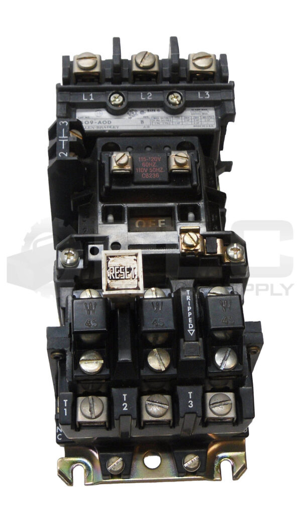 ALLEN BRADLEY 509-AOD /B W/ CB236 W/ 42185-800-01 W/ 595-A /B W/ W45 595-A02 /A