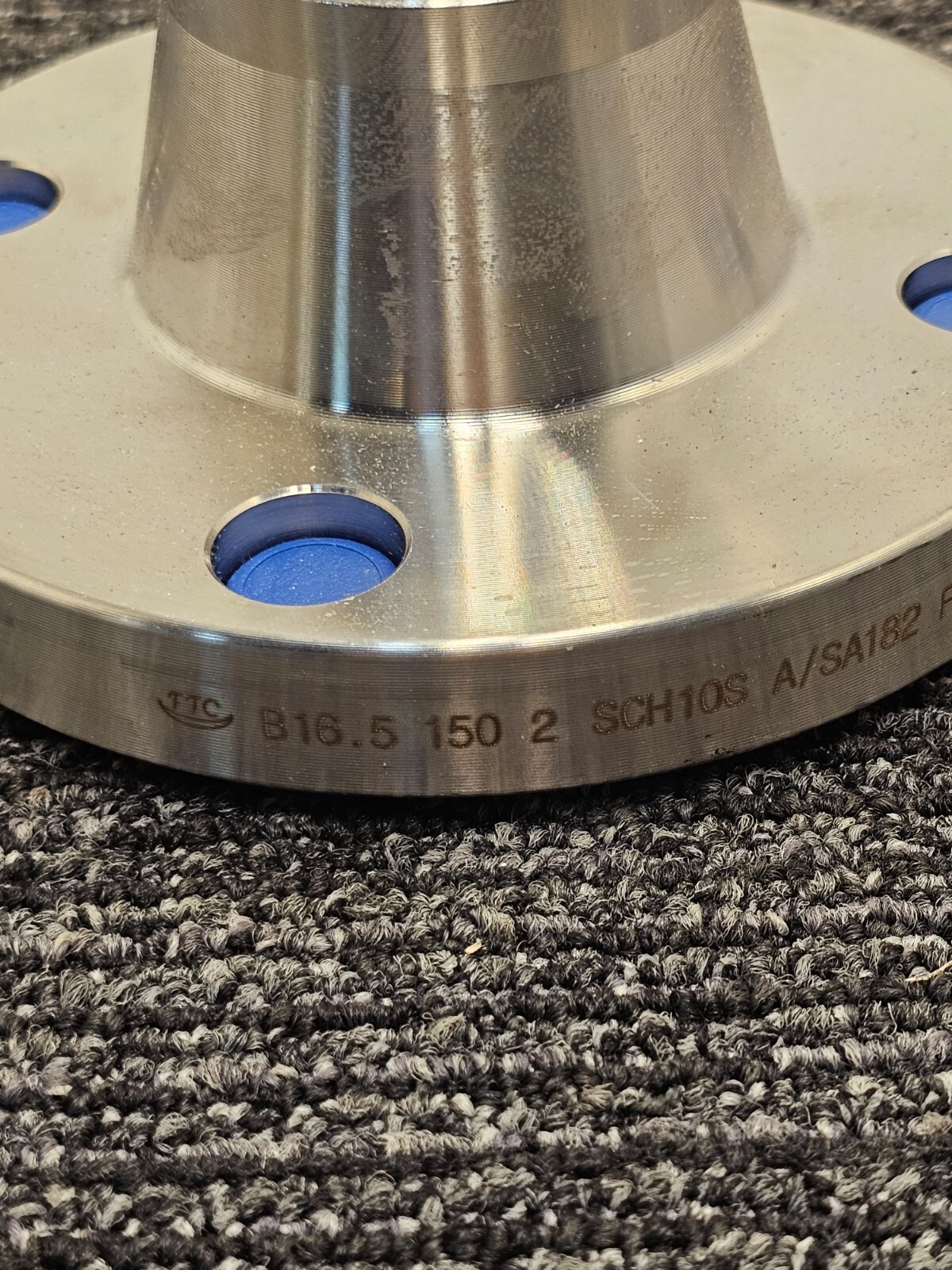 FTC B16.5 150 2 Weld Neck Flange SCH10S A/SA182 F304/304L N221111AW15 CA4