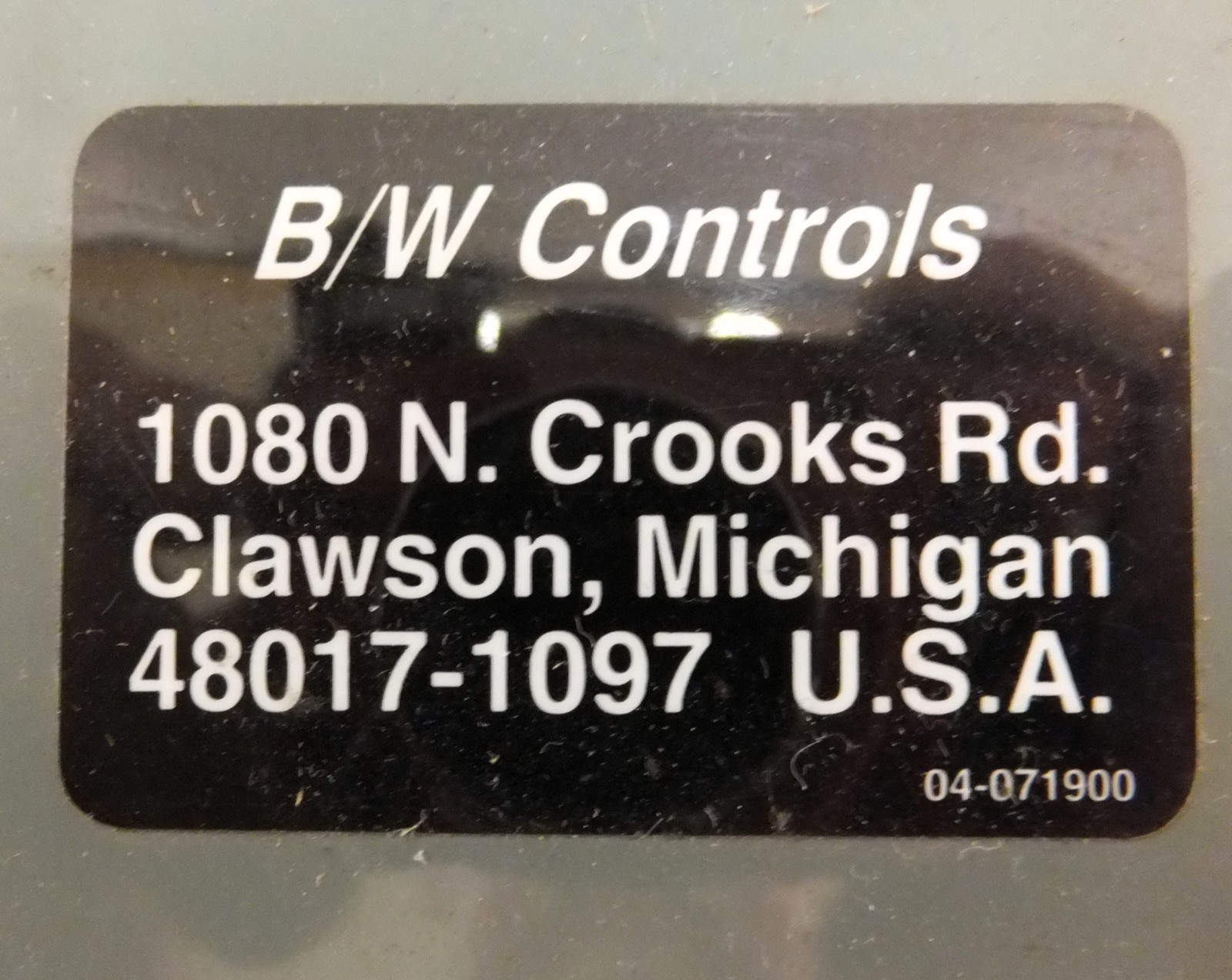 B/W CONTROLS 80411200L1XN1 ALARM SYSTEM WITH ENCLOSURE, NEW