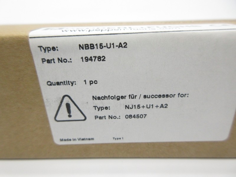 PEPPERL+FUCHS NBB15-U1-A2 194762 10-30VDC NSMP
