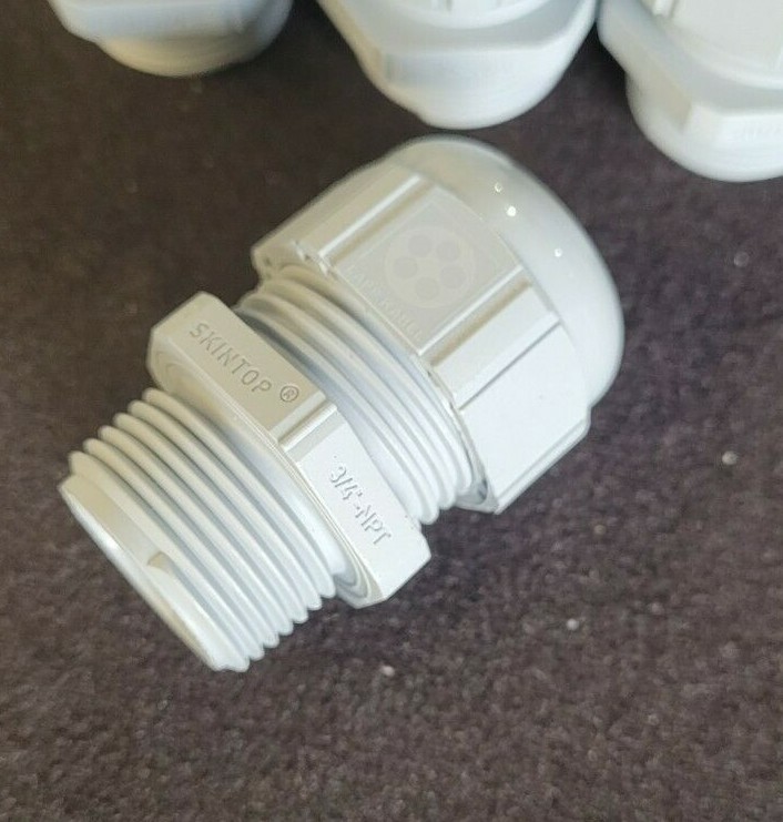 SKINTOP 10-pc Cable gland Lapp SLN 3/4″ GY S1134 NEW (2-aisle)