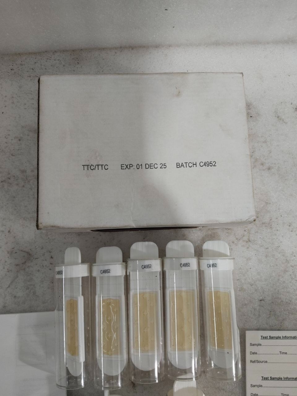 NALFLEET TTC/TTC Dipslide pk10 BATCH C4952. Include Pack of 7 Pcs for sample