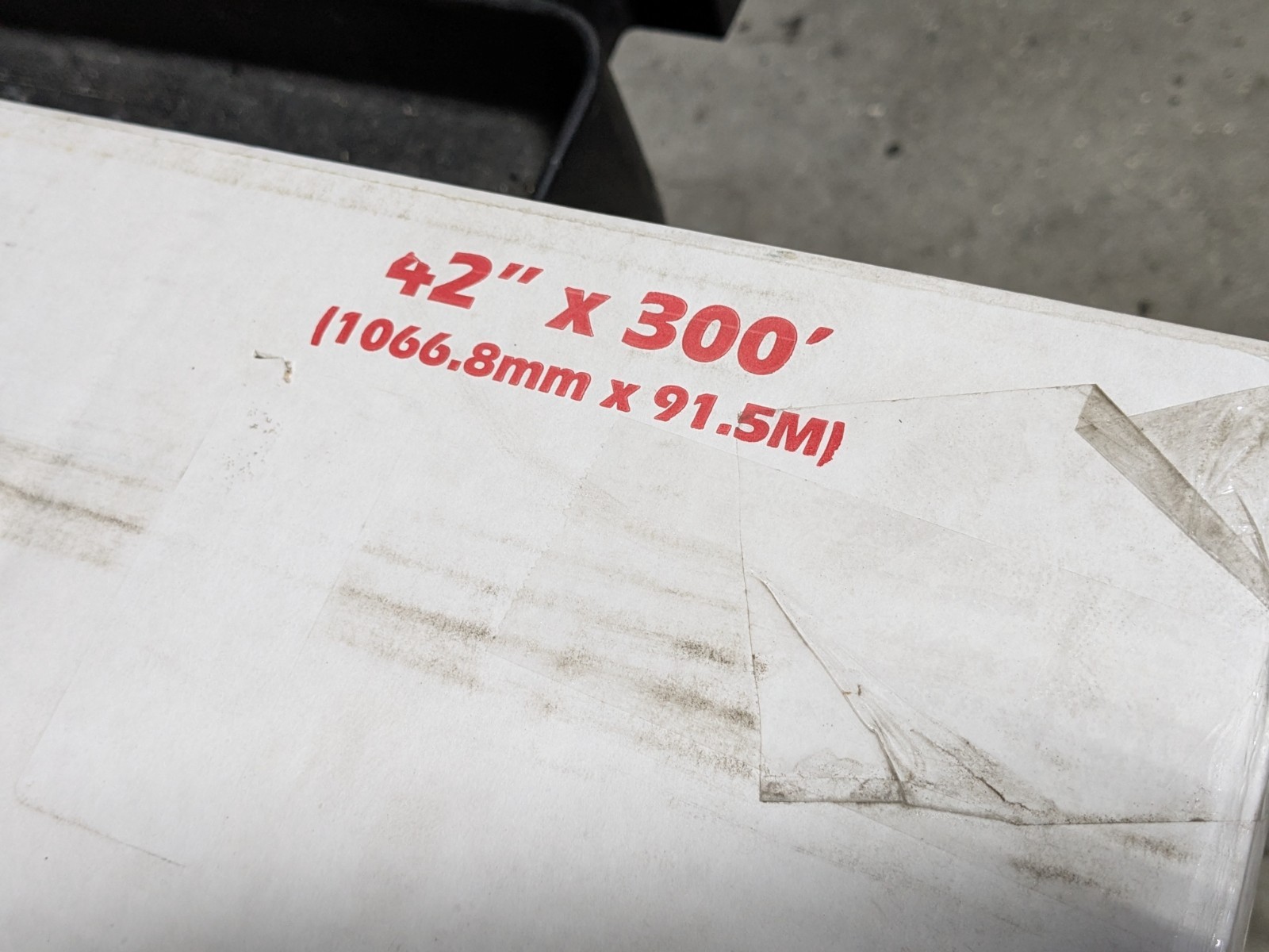 300 FT. Roll of Flame Retardant Spray Booth Surface Protection Paper 42″ Width