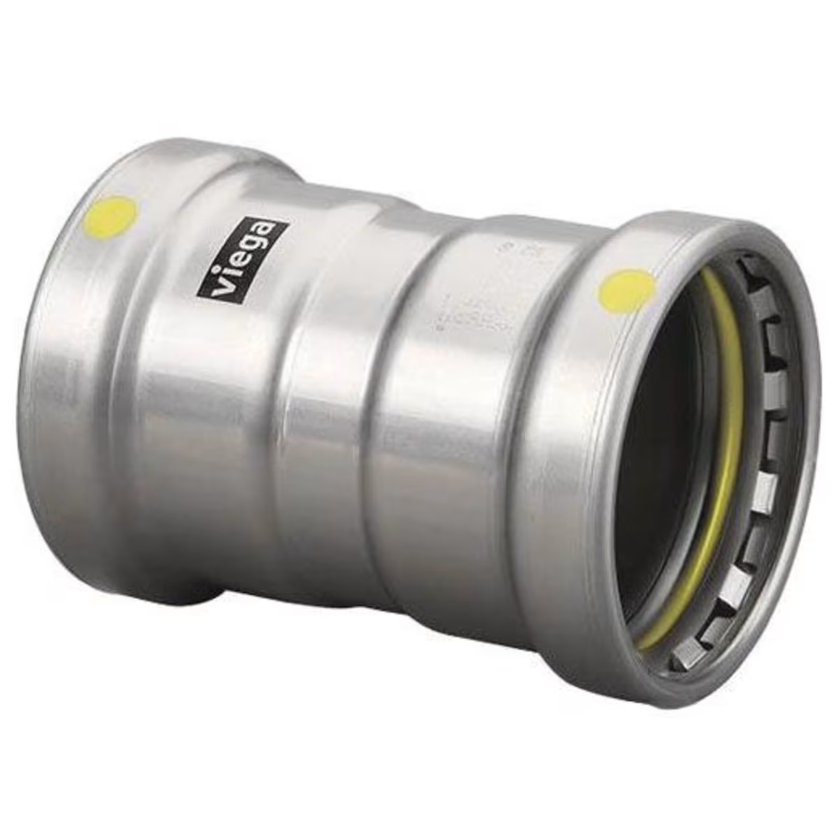 Viega 28780 MegaPressG 4 x 4 in Coupling With Stop