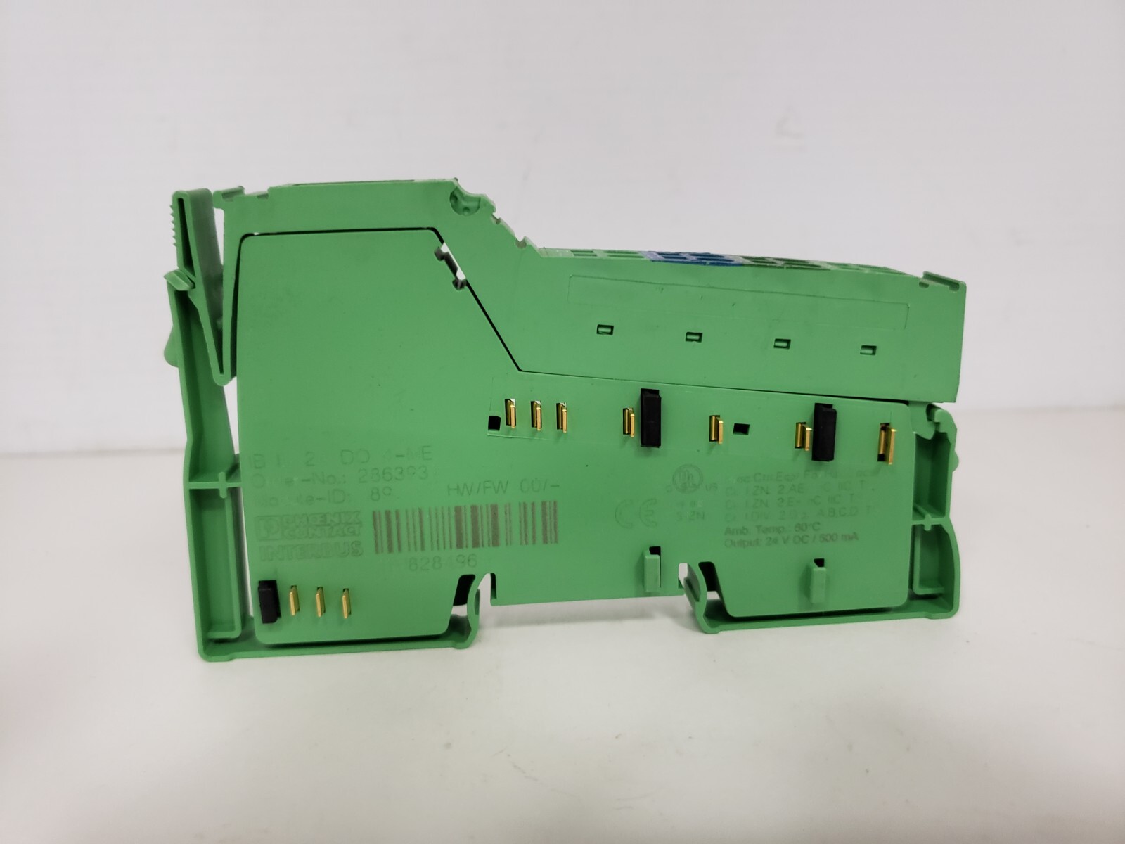PHOENIX CONTACT IB IL 24 DO 4-ME TERMINAL BLOCK INLINE DIGITAL MODULE 2A 5V NNB