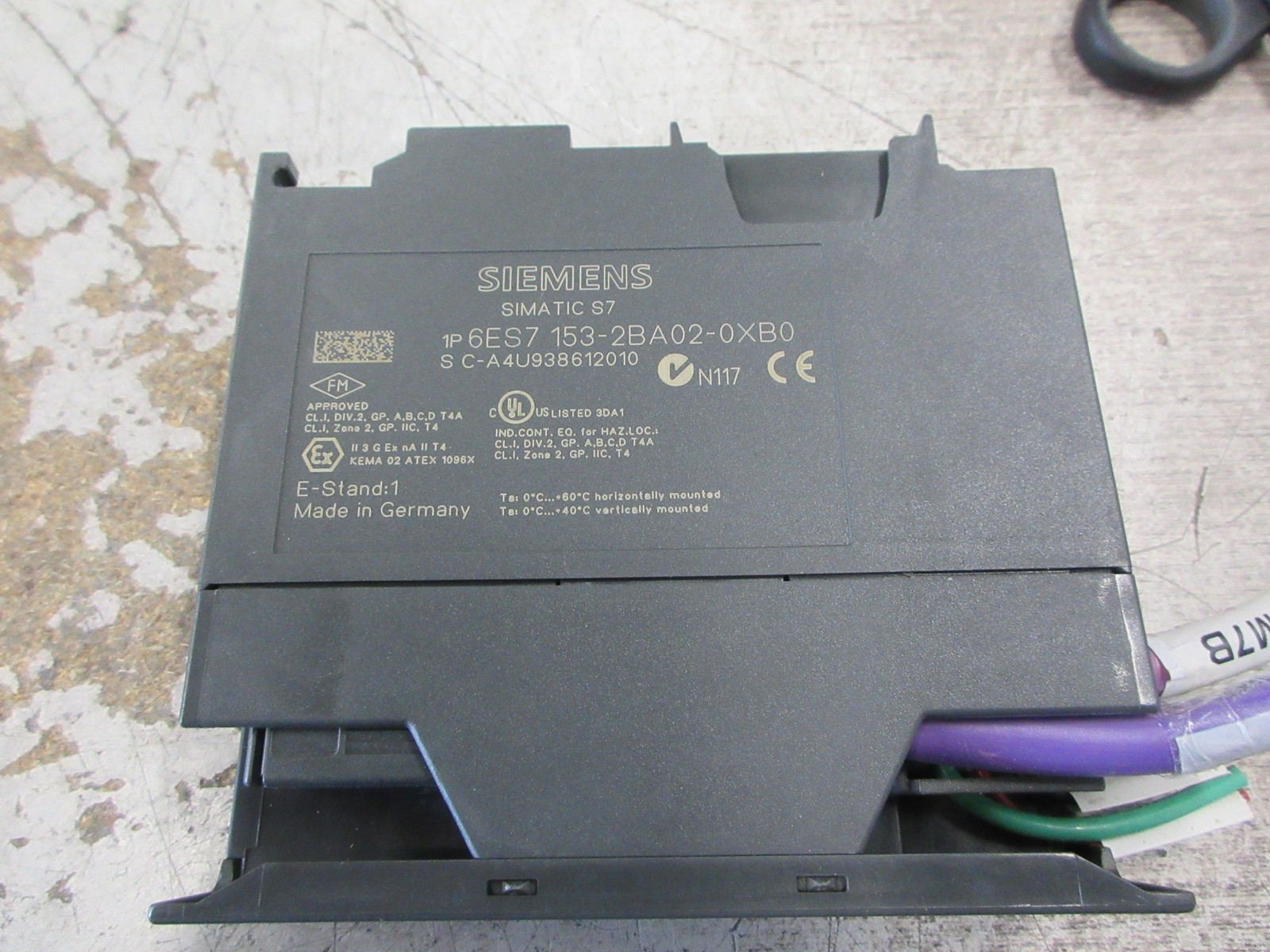 Siemens Simatic S7 ET200M/Link Module 6ES7 153-2BA02-0XB0 E-Stand:1 Used