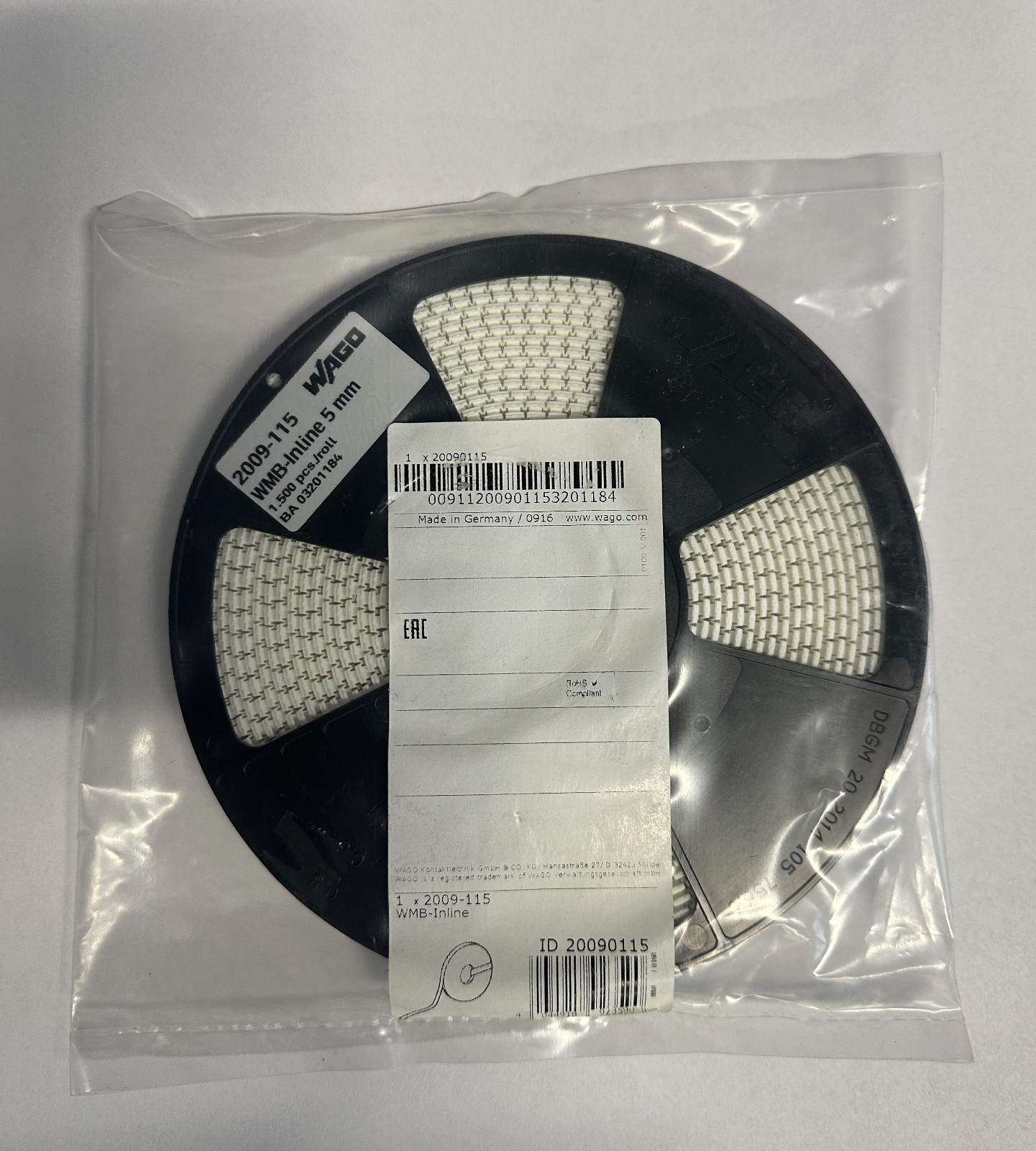 WAGO 2009-115 WMB-Inline 5mm for Smart Printer