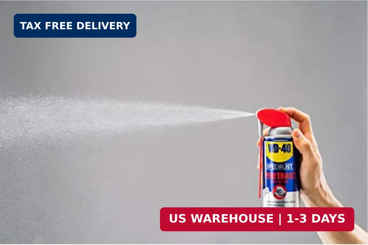 WD-40 Specialist Penetrant with Smart Straw, Penetrant for Metal, Rubber and Pla