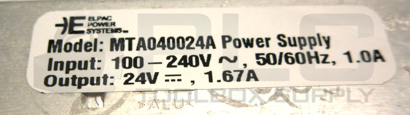 NEW ELPAC MTA040024A POWER SUPPLY