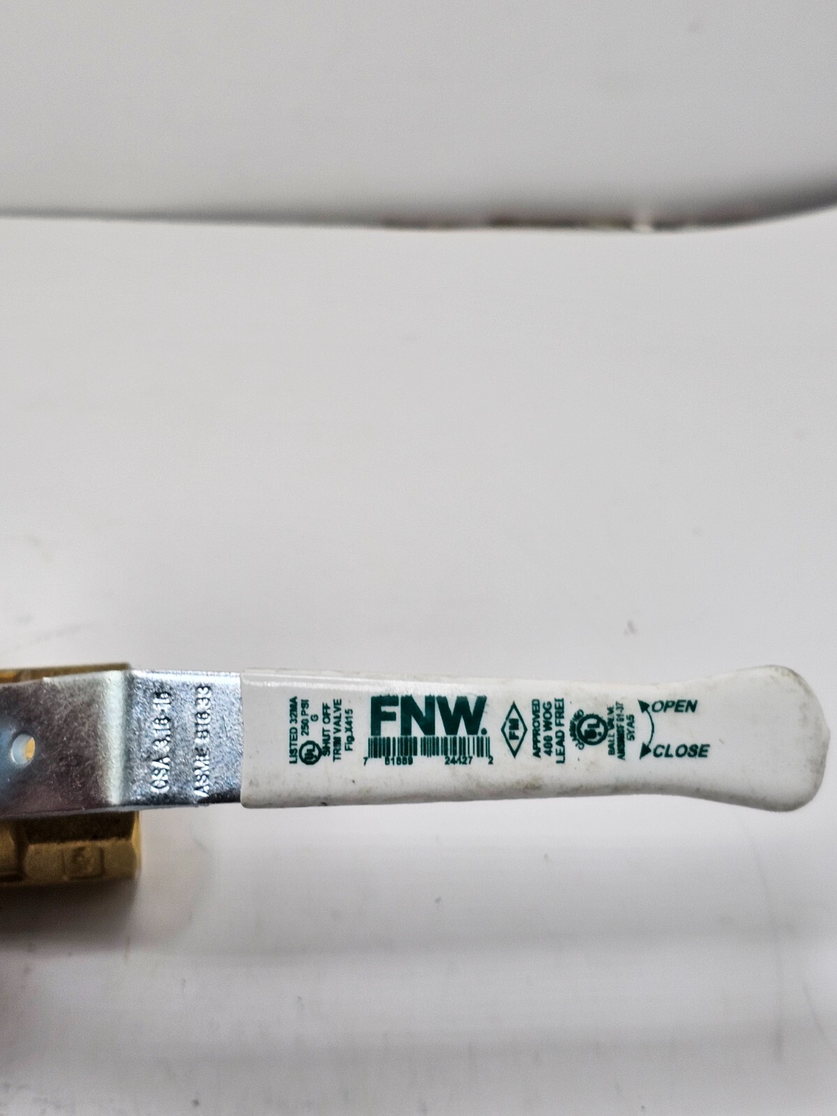 FNW Valve PN40 DN20 BRASS BALL VALVE 1/2” 125G-5G 150WSP 600WOG
