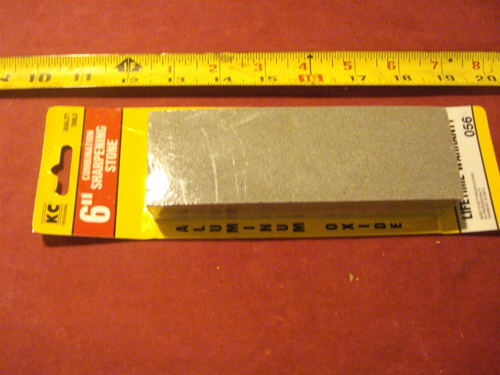 (1542.) Combination Sharpening Stone 6″, KC 056 Coarse & Fine