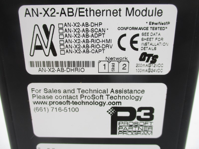 PROSOFT TECHNOLOGY AN-X2-AB-DHRIO 12-24VDC NSMP